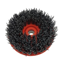 Stone Grinding Brushes: Round Fickert Frankfurt Steel Brush for Polishing Granite and Marble Slabs with Diamond Brushes