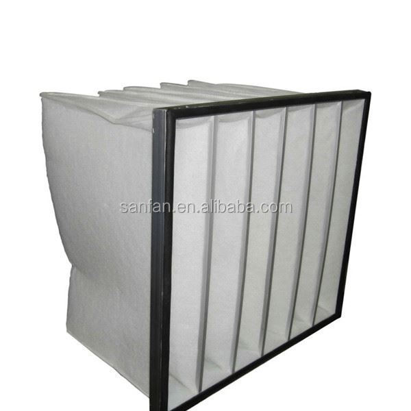 V-shape Plastic Frame car F7 hepa filter