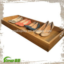 Large Oak Wood Shoe Rack - Shoe and Boot Tray - Shoe Organizer