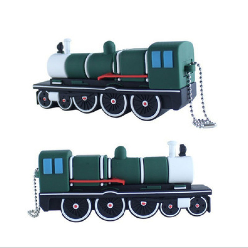 Lovely Gift Flash Drive Steam Locomotive Memory Stick Pen Drive Key Manufactory