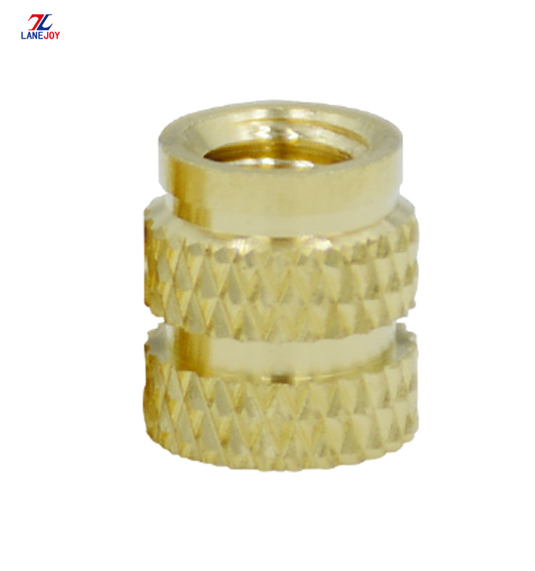 Customized Threaded Knurled Brass Insert Nut For Plastic