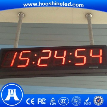 electronic timekeeper p10 red indoor led digital clocks