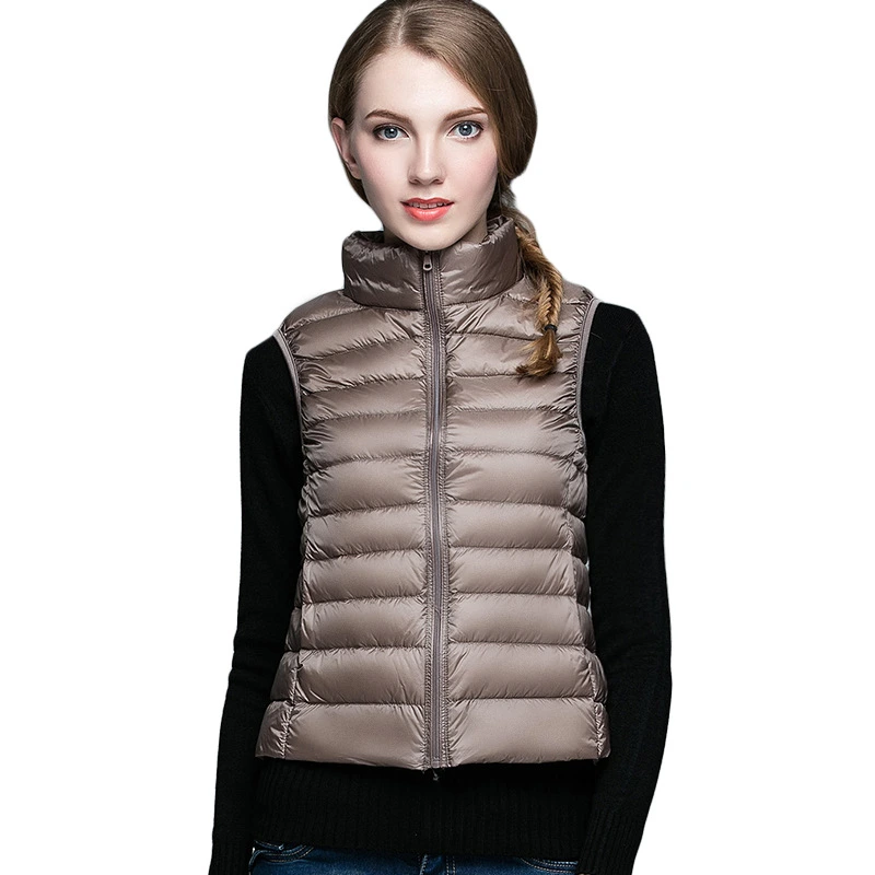 Fashion Winter Colorful Coat Warm Lightweight Storable Puffer Duck Down Jacket