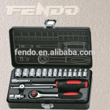 18 pcs Drive Socket set tool set Emergency Tools socket wrench set