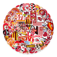 Kansas City Chiefs Graffiti Stickers - 50 Pcs Car Trunk Phone Cup Decor