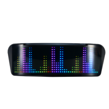 DIY Helmet Safety Warning LED Display Screen with App Control for Motorcycles and Bicycles