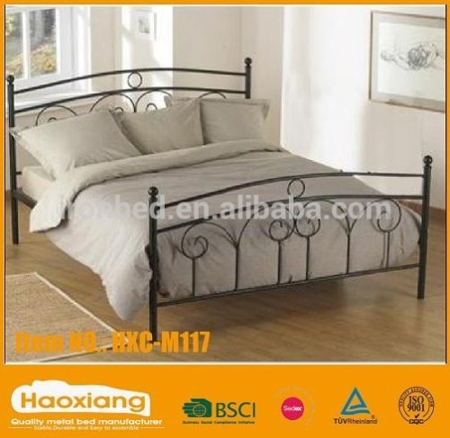 New fashion style modern double metal bed