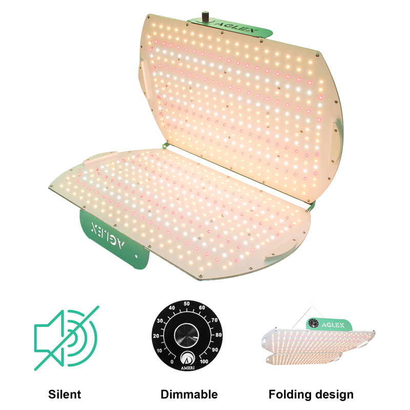 Luz de cultivo LED regulable plegable para el inicio de semillas