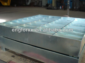 Four Drum Steel Pallet- Spill Bins