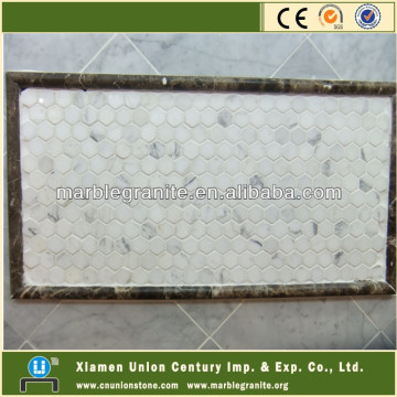 Marble White Hexagon Mosaic