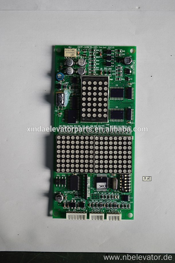 DOT-108CB Display board for COP & HOP duplex dot-matrix elevator spare part