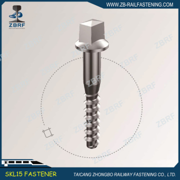 Ss25 Sleeper Screw with Hot Dip Galvanized Finsh