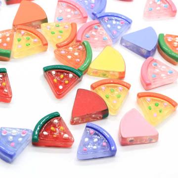 New Charm Colorful Summer Watermelon Shaped Flatback Resins Handmade Craft decor Charms Kids DIY Toy Spacer