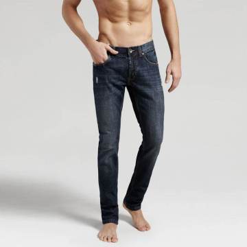 mens washed jeans