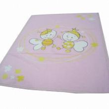 Printed Cotton Fleece Blanket/Cotton Blanket