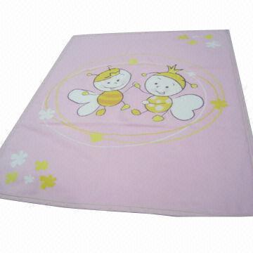 Printed Cotton Fleece Blanket/Cotton Blanket