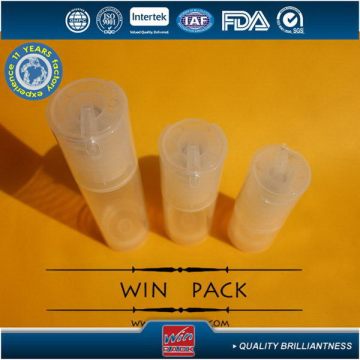 Design unique empty clear cosmetics airless bottle