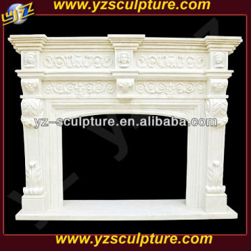 home decoration stone fireplace mantel