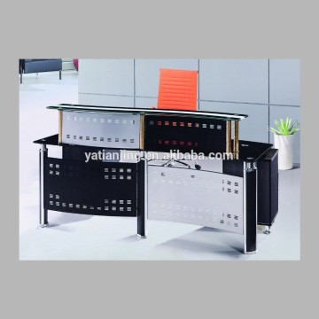 simple metal office furniture front desk