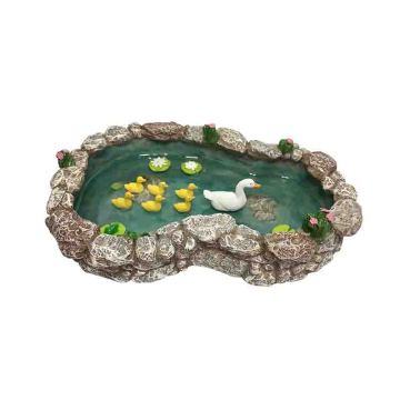 Vivid Resin Miniature Duck Pond Fairy Garden Figurines