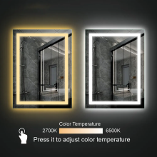 High Quality Customized Rectangle LED Light Backlit Bathroom Mirrors