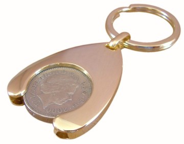 coin holder pendant, coin holder keychain