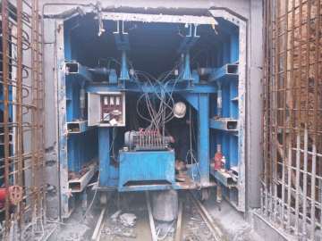 Simple Pipe Gallery Formwork for Concrete Construction