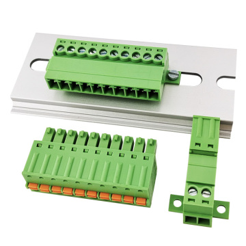 fixed on panel male and female terminal block