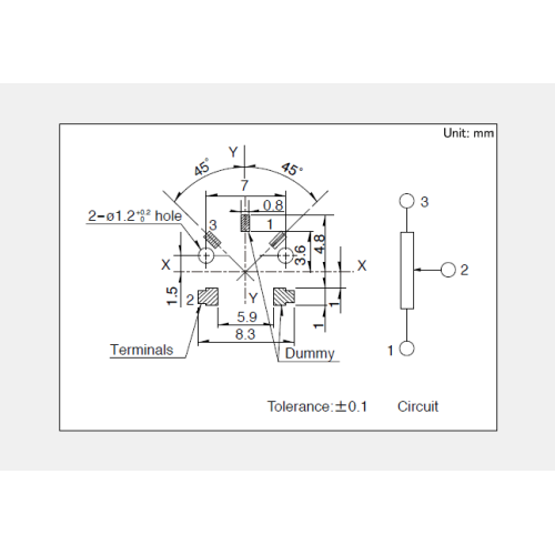 Drehpotentiometer der Serie Rk08h