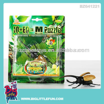 IQ block puzzle insect toys