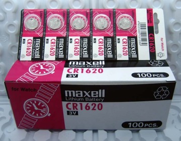 Watch Cell Batteries Maxell Cr1620 3V