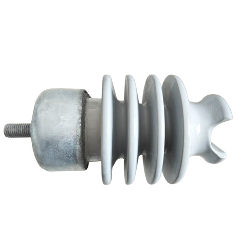 Electric power circuit post type porcelain insulators