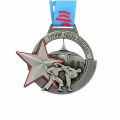 Médaille de Silver Star de la course martiale personnalisée