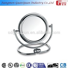 small vanity round table small handle hand held mirror