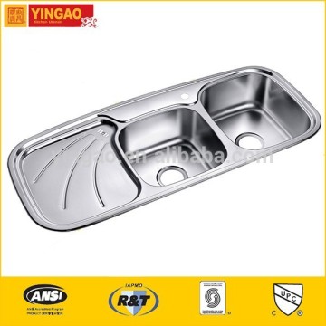 High-end double bowl sink kitchen, wash sink, countertop wash sink kitchen