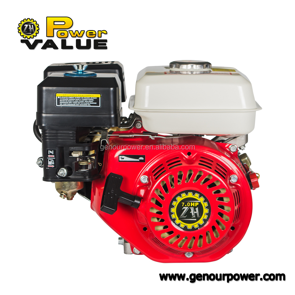 4-stroke, 170f, 7 hp gasoline engine for generator