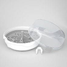 China Manufacturing Portable Baby Bottle Microwave Steam Sterilizer for Baby Feeding