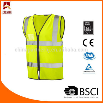 100% polyester safety vest en471