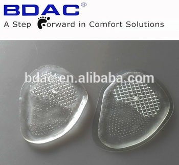 transparent massaging foot palm insole