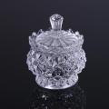 Elegent Crystal  Glass Sugar Pot  Candy Jar