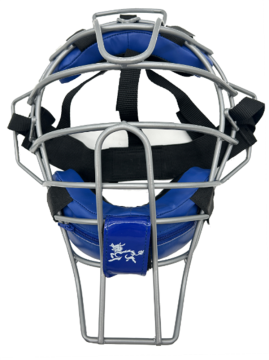 Professional baseball catchers helmet protective equipment