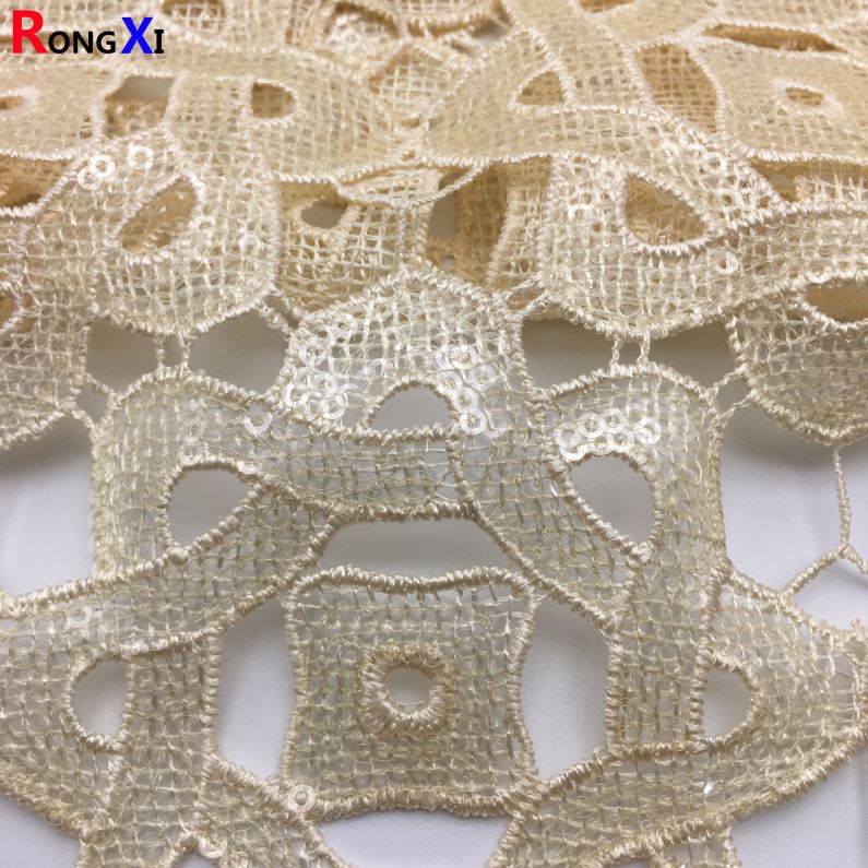 RXF0188 Hot Selling Copper Sequin Fabric With Low Price
