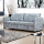 Metal berfungsi Frame Bed Fabrik Double Sofa