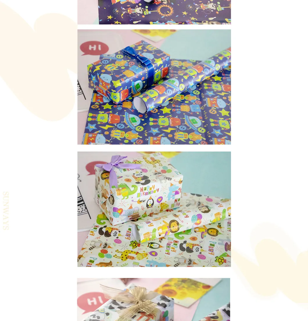 Children's Day Cartoon Birthday Gift Gift Box Wrapper Kindergarten Handmade Environmentally Friendly Paper