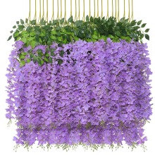 Wholesale Real Touch Artificial Wisteria Vine Garland