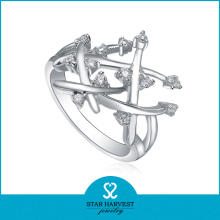 Rhodium plating 925 silver freemason ring