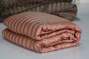 OKEO-TEX100 Certificate filled hand pulled silk/silk quilts