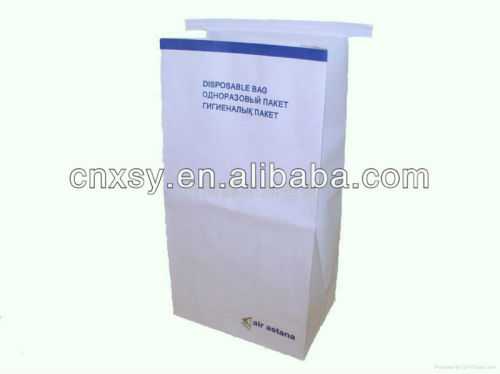 Poduszka powietrzna choroby dostosowane druku airsickness torby z długi uchwyt