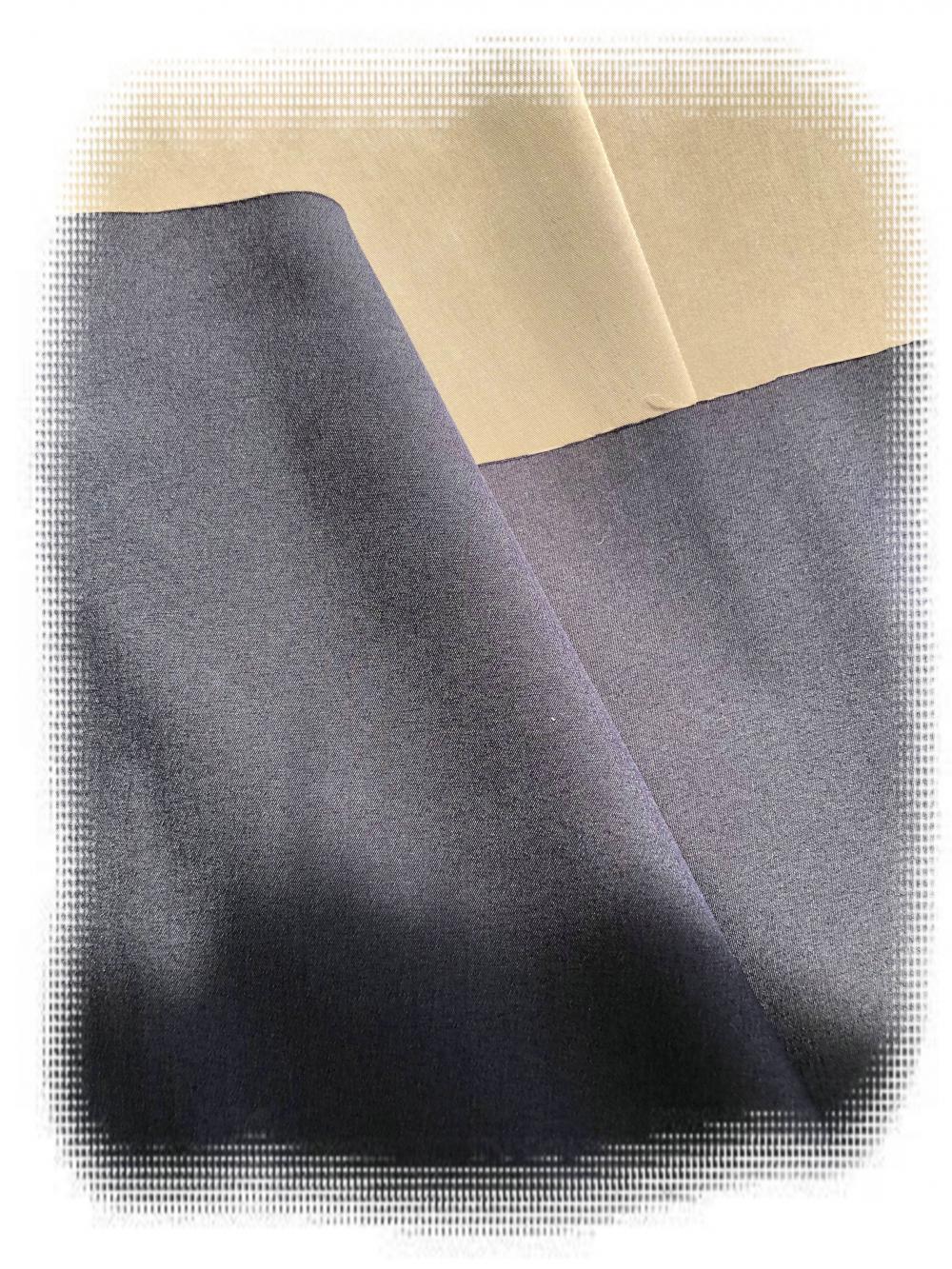 Polyester nylon spandex dubbele kleur stof