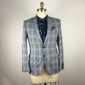 2022 Classic Men 's Plaid 그리드 웨딩 슈트